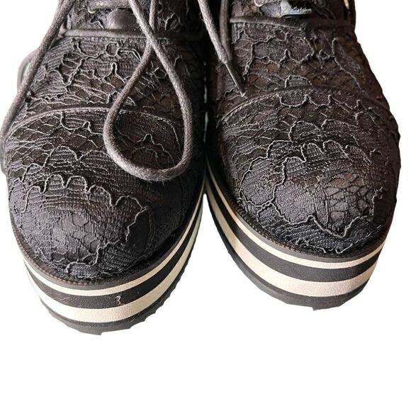 Ermino Scervino shoes lace platform moccasins - Picture 8 of 8